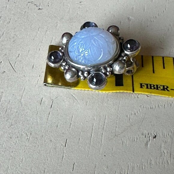 Never Worn Stephen Dweck Sterling Silver Carved Carnelian Earrings - Picture 5 of 7